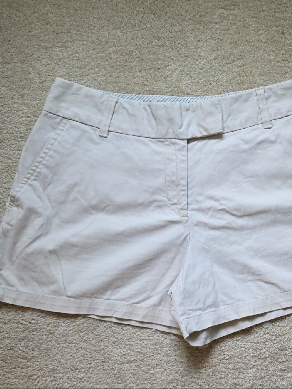 Ann Taylor Loft Khaki Cotton Shorts